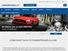 Tablet Screenshot of powerstrokeplus.com